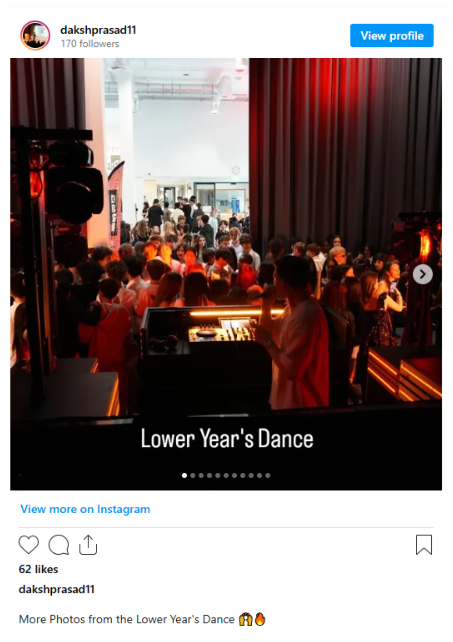 Instagram post fallback